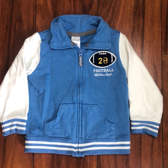 🛎 Carter’s Football Varsity Style Jacket (SALE!) (18 months) - Picture 1 of 6